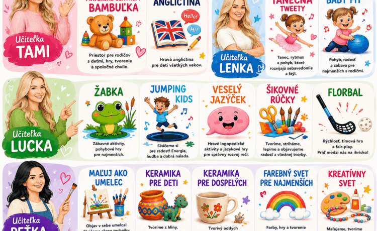 Ponuka krúžkov na školsky rok 2026/2027